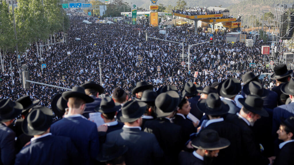Israel’s ultra-Orthodox rally in ‘March of the Million’ against army service
