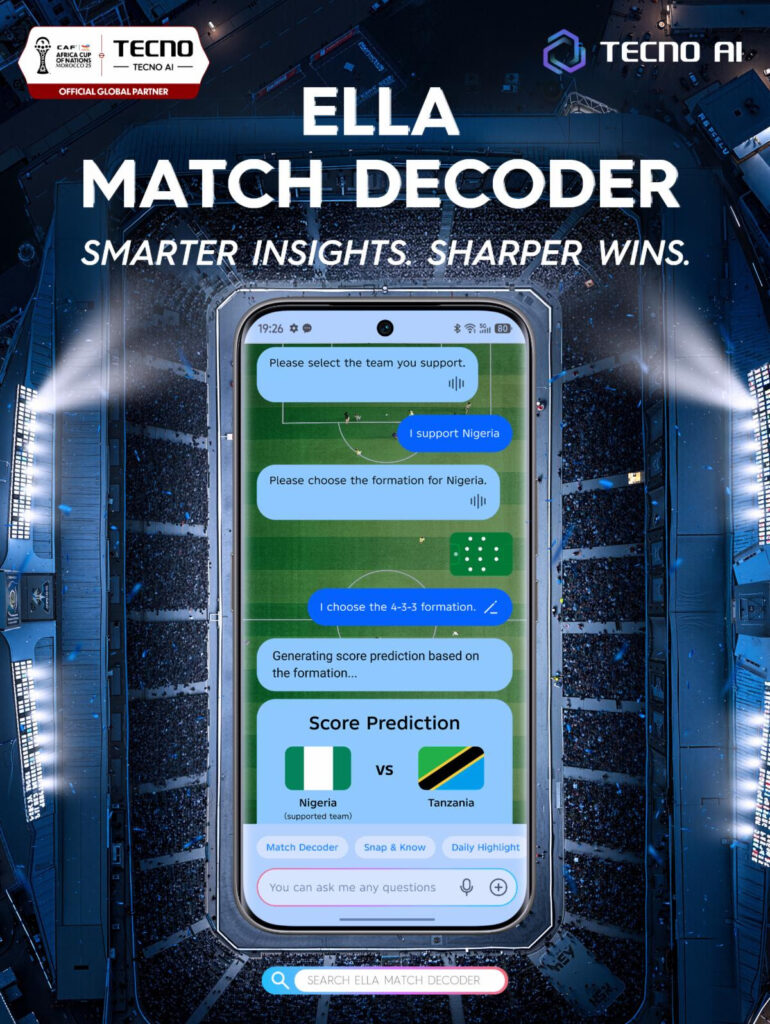 Les fonctionnalités IA de TECNO pour l’AFCON ouvrent une nouvelle ère dans l’expérience mobile du football
